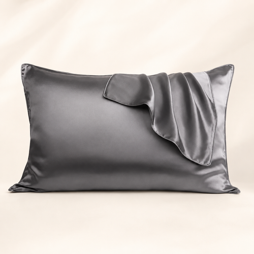 100% Mulberry Silk Pillowcase for smoother skin and reduced hair breakage while sleeping