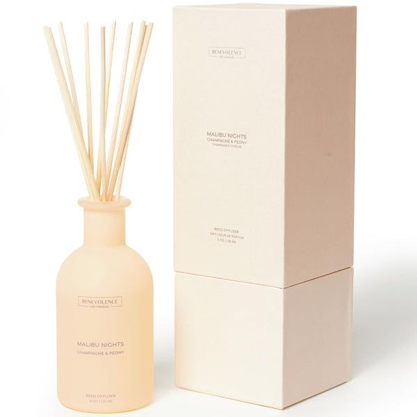 Champagne & Peony Reed Diffuser – Malibu Sands Collection