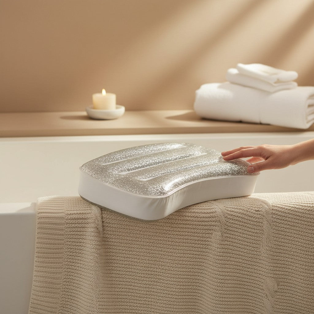 Glitter Gel Spa Bath Pillow - Everyday Gems