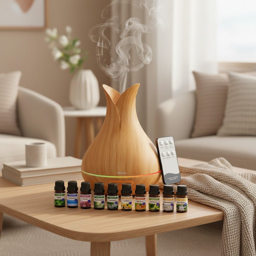 Large Room Diffuser with Essential Oils Gift Set - Everyday Gems