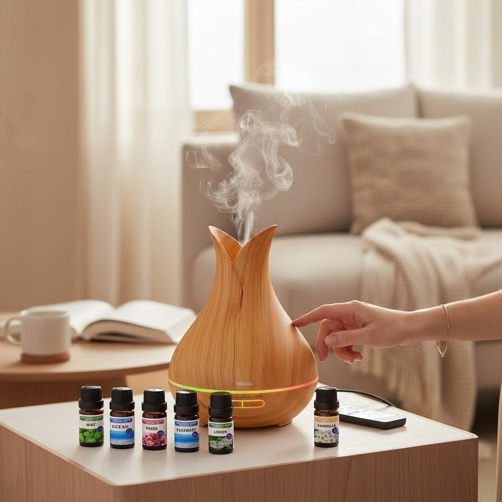 Large Room Diffuser with Essential Oils Gift Set - Everyday Gems